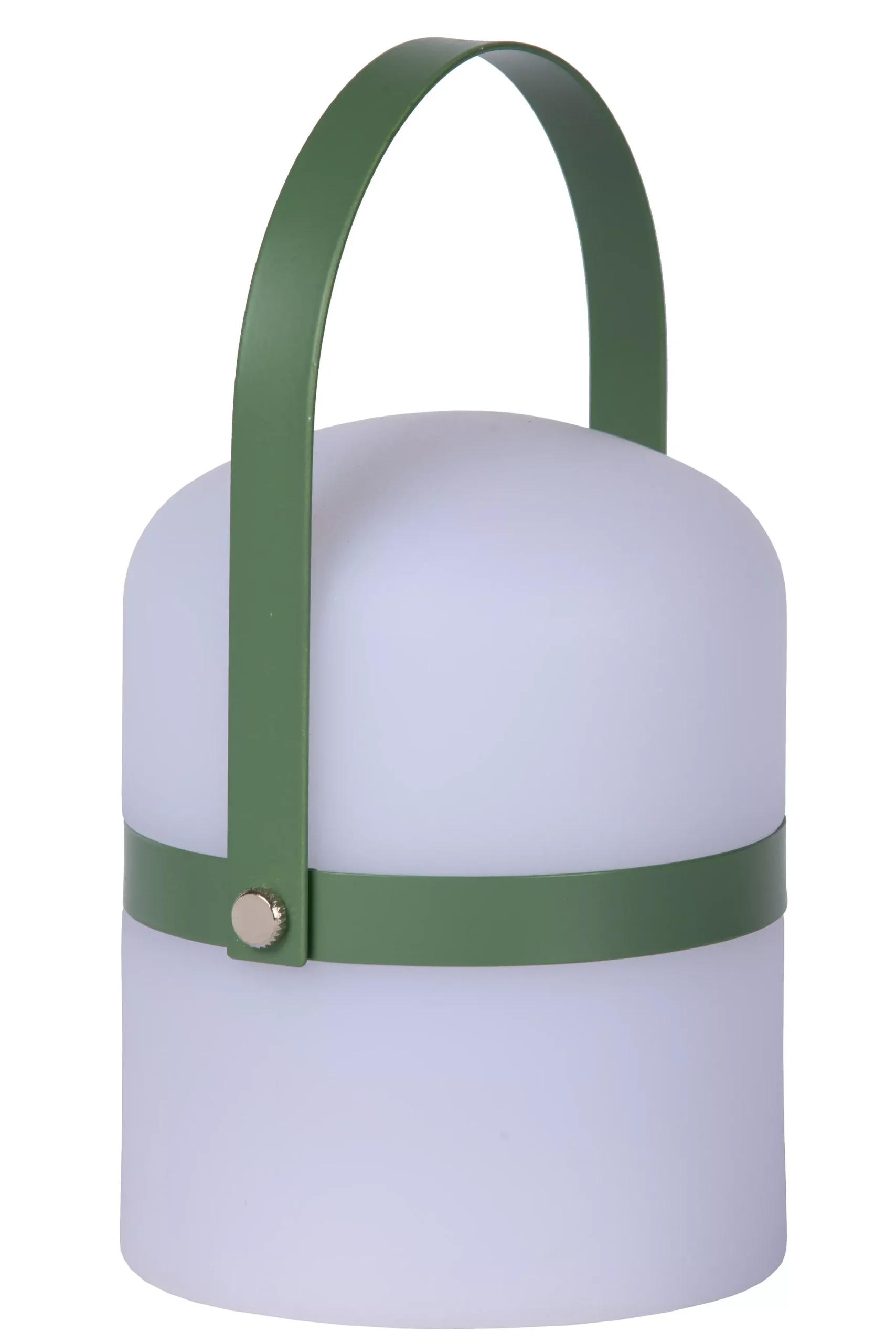 LITTLE JOE - Oplaadbare Tafellamp Binnen/Buiten - Accu/Batterij - Ø 10 cm - LED 3 StepDim - 1x0,3W 2800K/3200K - IP44 - Groen*Lucide Outlet