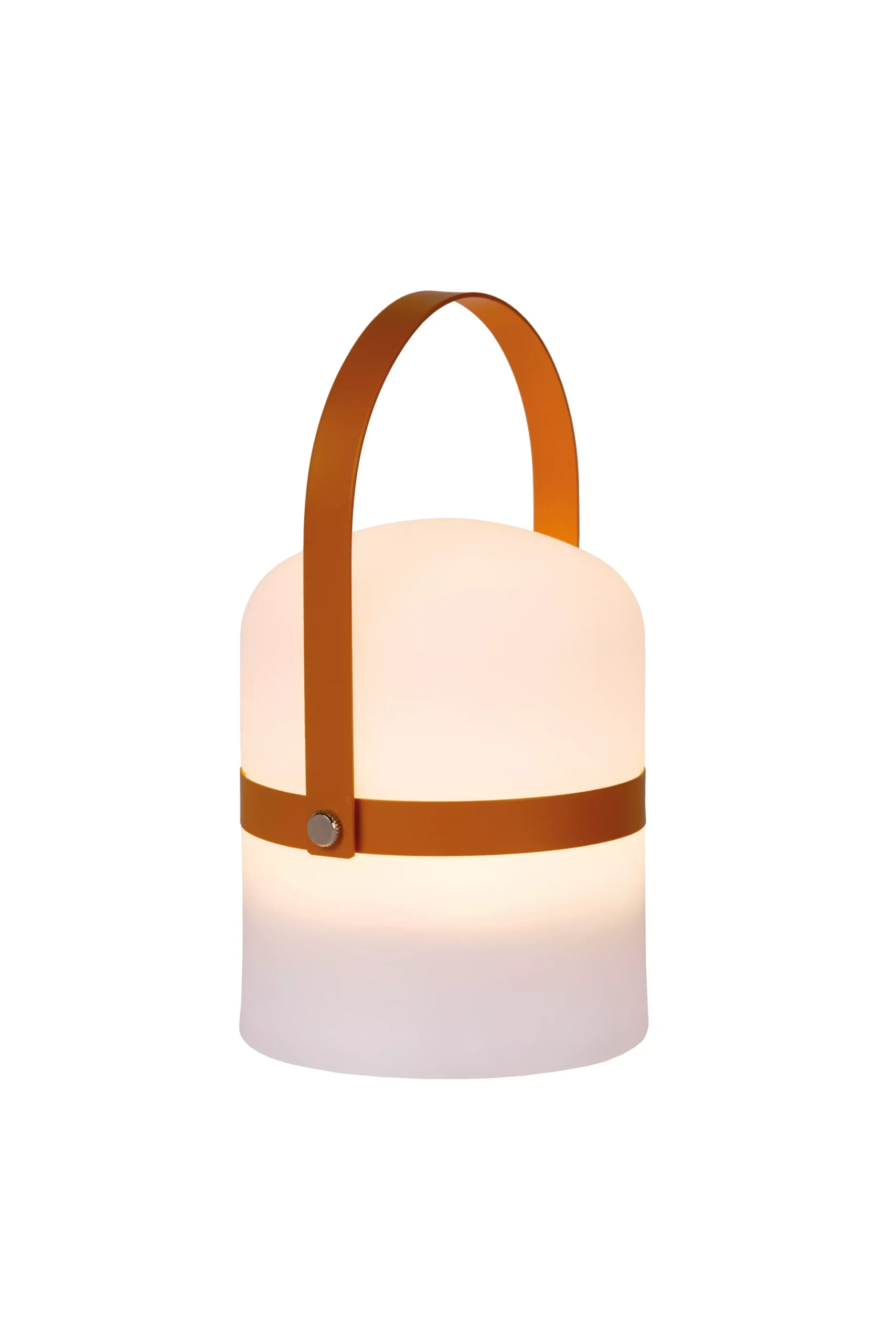 LITTLE JOE - Oplaadbare Tafellamp Binnen/Buiten - Accu/Batterij - Ø 10 cm - LED Dim to warm - 1x0,3W 2800K/3200K - IP44 - Bruin*Lucide Best Sale
