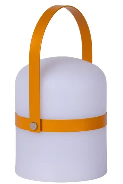 LITTLE JOE - Oplaadbare Tafellamp Binnen/Buiten - Accu/Batterij - Ø 10 cm - LED Dim to warm - 1x0,3W 2800K/3200K - IP44 - Bruin*Lucide Best Sale