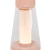 LORALI - Oplaadbare Tafellamp Binnen/Buiten - Accu/Batterij - Ø 7,7 cm - LED Dimb. - IP44 - Roze*Lucide Cheap