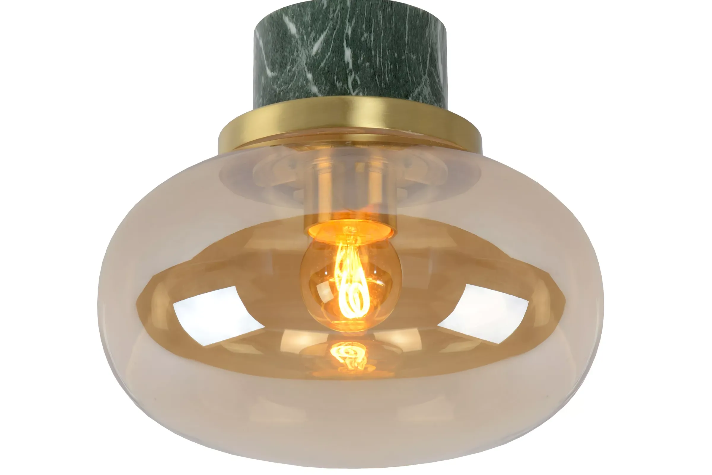 LORENA - Plafonnière Badkamer - Ø 23 cm - 1xE27 - IP44 - Amber*Lucide Hot