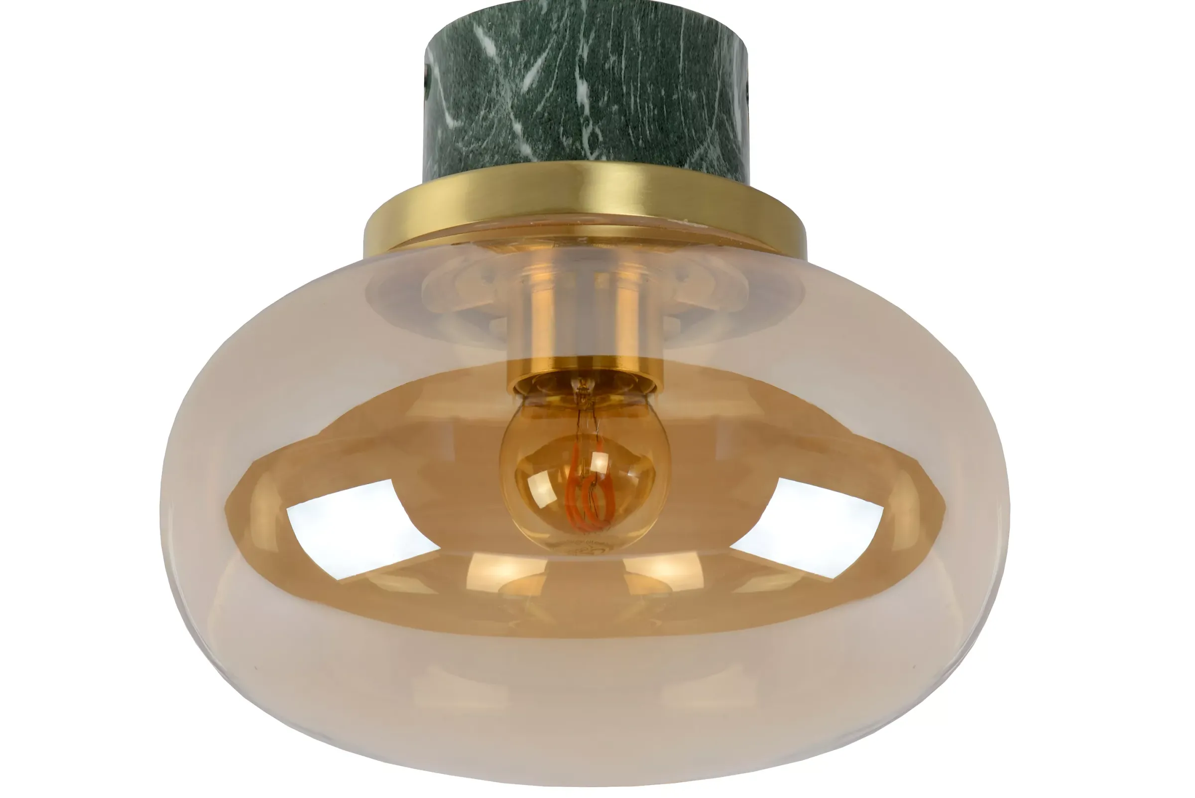LORENA - Plafonnière Badkamer - Ø 23 cm - 1xE27 - IP44 - Amber*Lucide Hot