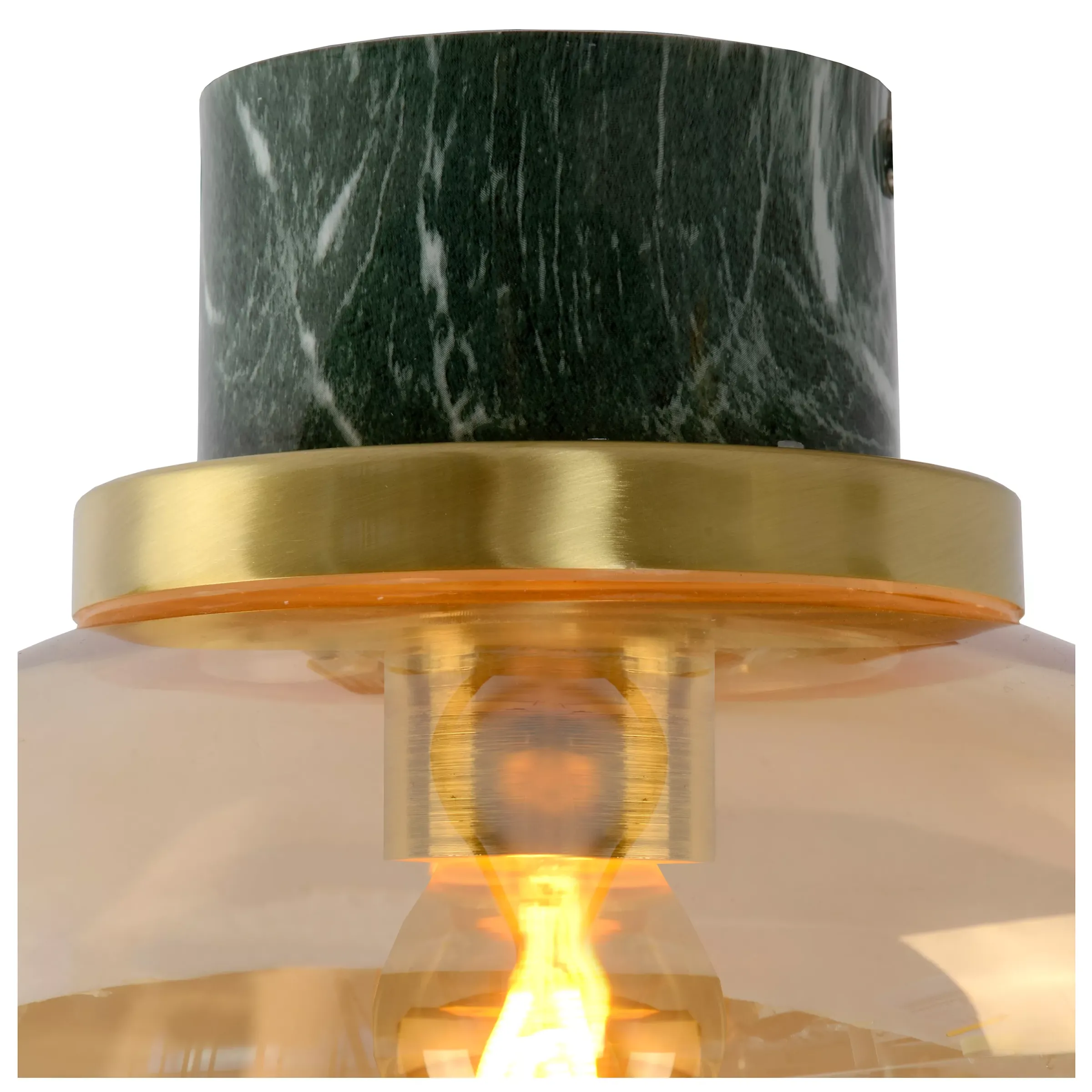 LORENA - Plafonnière Badkamer - Ø 23 cm - 1xE27 - IP44 - Amber*Lucide Hot