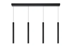 LORENZ - Hanglamp - LED Dimb. - 4x4W 3000K - Zwart*Lucide Hot