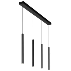 LORENZ - Hanglamp - LED Dimb. - 4x4W 3000K - Zwart*Lucide Hot