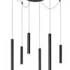LORENZ - Hanglamp - Ø 120 cm - LED Dimb. - 6x4W 3000K - Zwart*Lucide Flash Sale