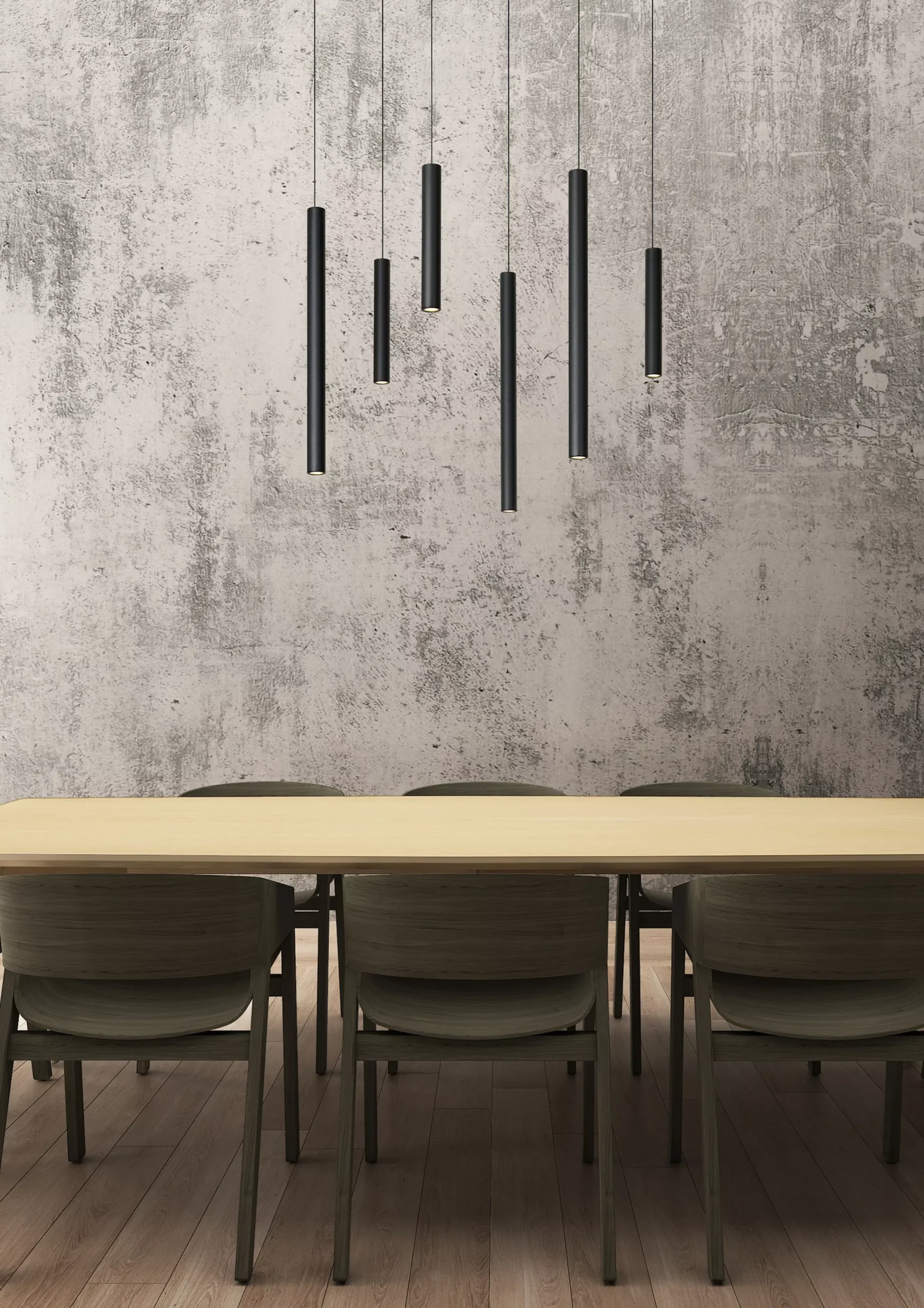 LORENZ - Hanglamp - Ø 120 cm - LED Dimb. - 6x4W 3000K - Zwart*Lucide Flash Sale