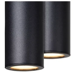 LORENZ - Hanglamp - Ø 120 cm - LED Dimb. - 6x4W 3000K - Zwart*Lucide Flash Sale