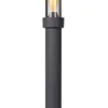 LORI - Sokkellamp - 1xE27 - IP44 - Dag/nacht sensor - Antraciet*Lucide New
