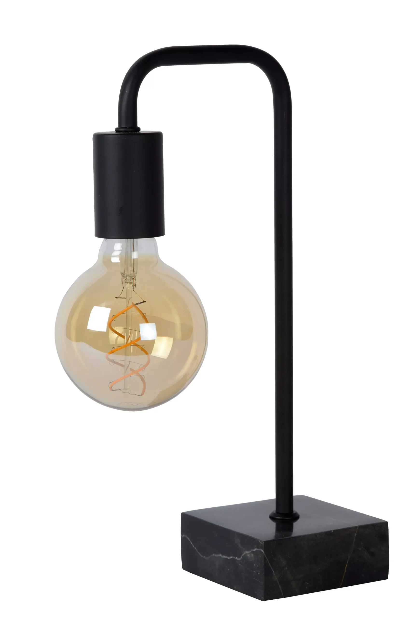 LORIN - Tafellamp - 1xE27 - Zwart*Lucide Outlet