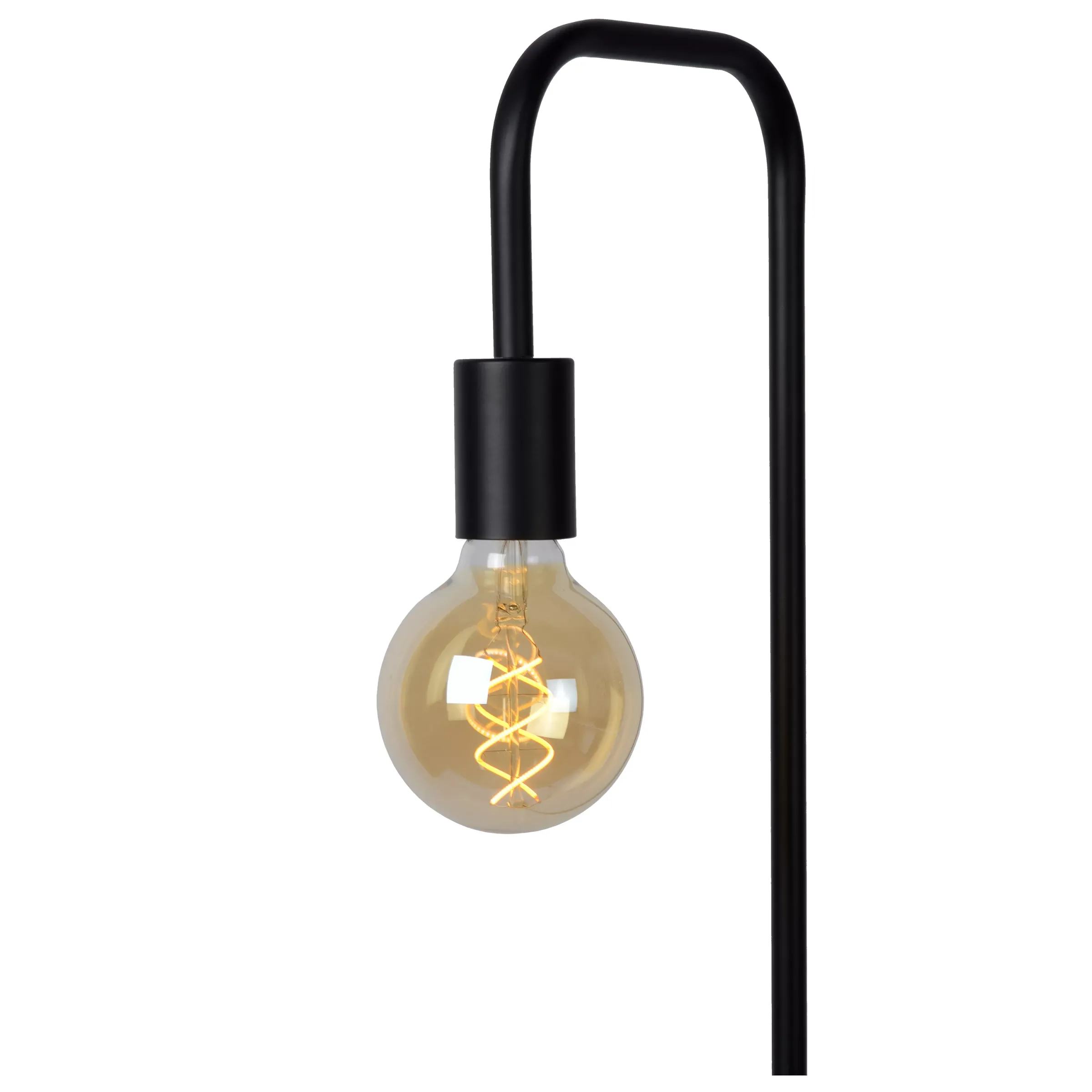 LORIN - Vloerlamp - 1xE27 - Zwart*Lucide Clearance