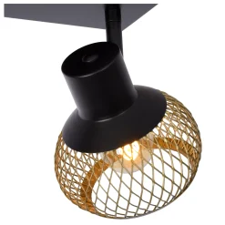 LUCAS - Plafondspot - 2xE14 - Mat Goud / Messing*Lucide New