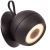 LUNEX - Oplaadbare Wandlamp Binnen/Buiten - Accu/Batterij - LED Dimb. - 1x2W 3000K - IP54 - Magnetisch - Zwart*Lucide Online