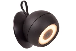 LUNEX - Oplaadbare Wandlamp Binnen/Buiten - Accu/Batterij - LED Dimb. - 1x2W 3000K - IP54 - Magnetisch - Zwart*Lucide Online