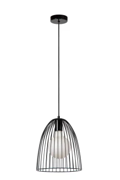 MACARONS - Hanglamp - Ø 24,5 cm - 1xE27 - Zwart*Lucide Hot