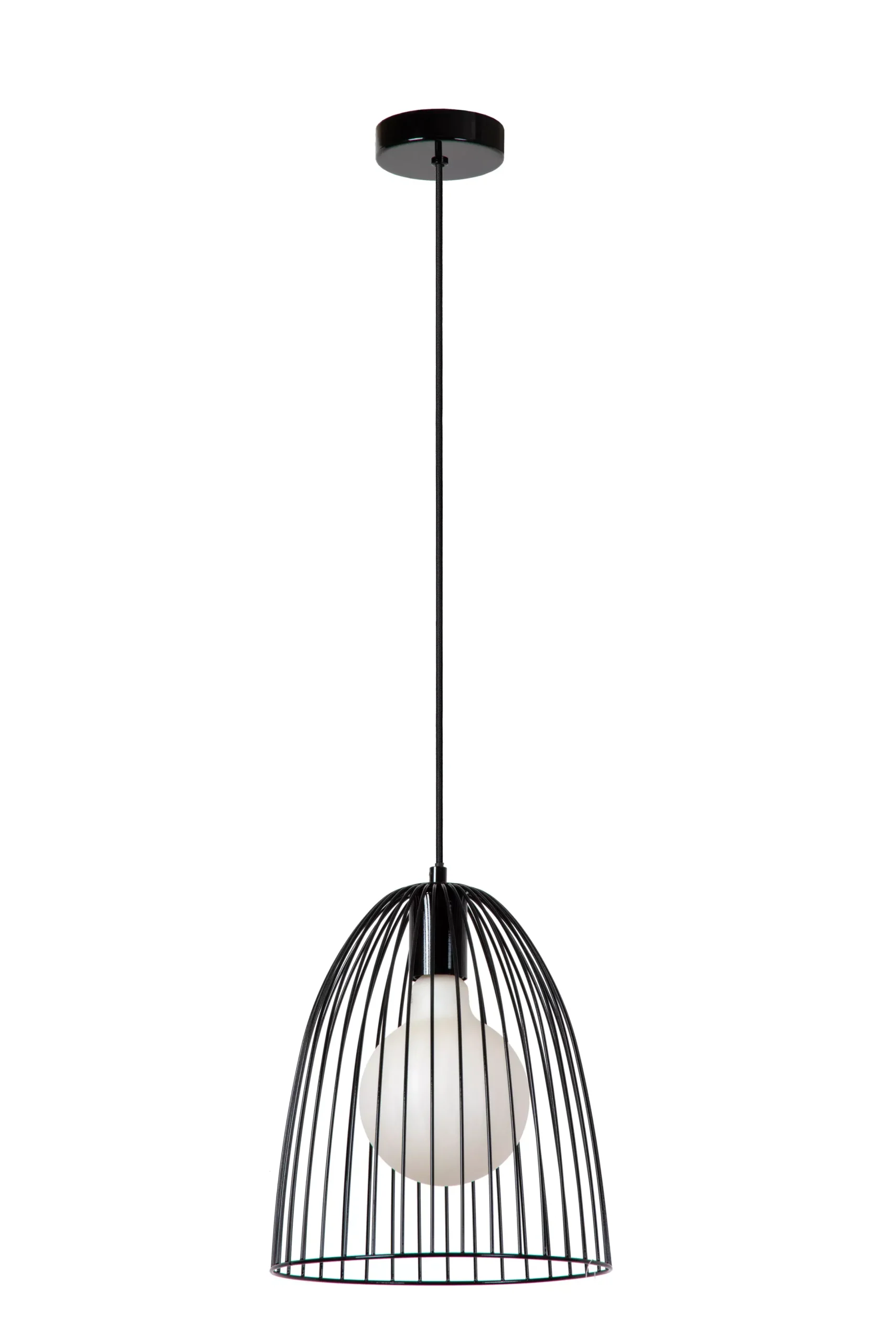 MACARONS - Hanglamp - Ø 24,5 cm - 1xE27 - Zwart*Lucide Hot