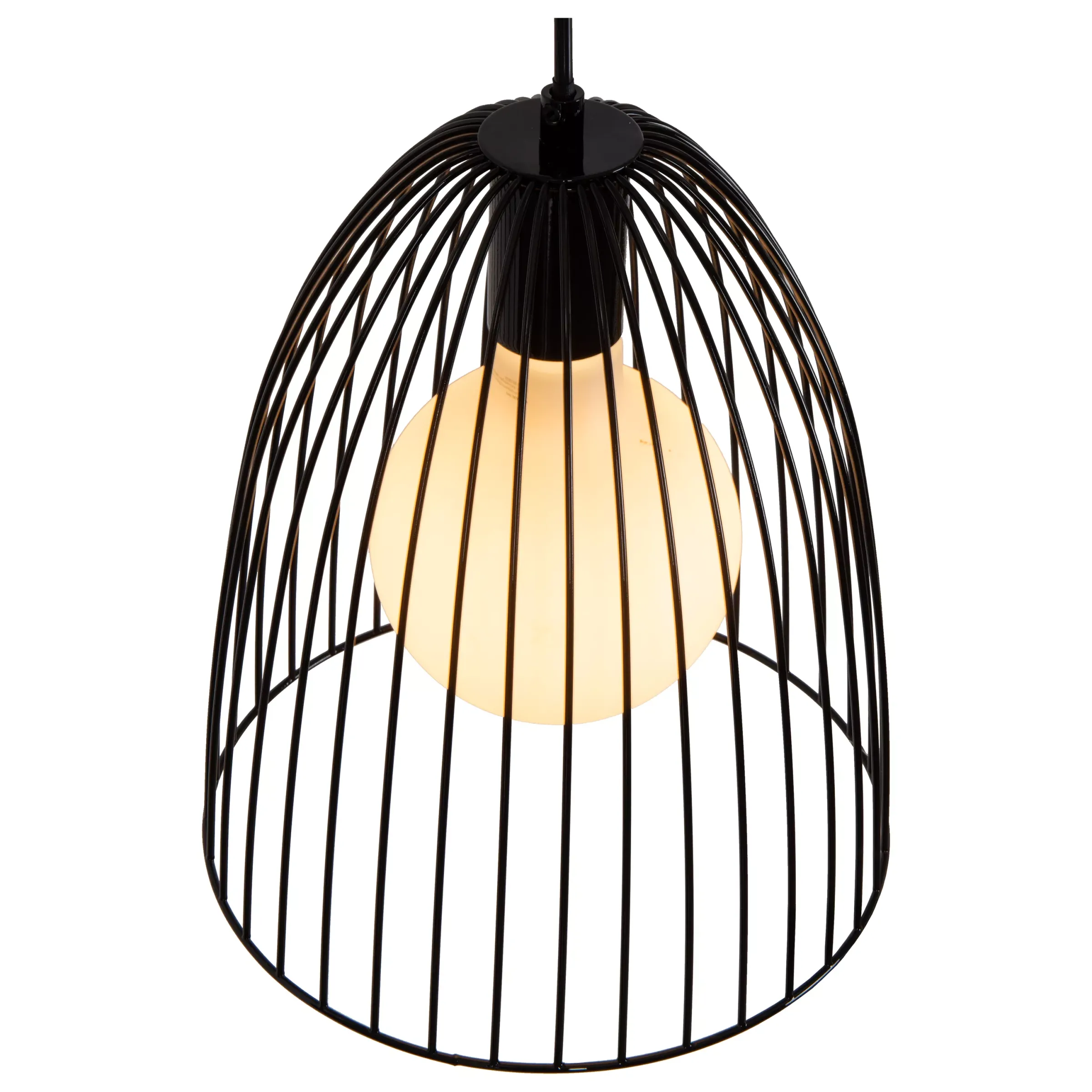 MACARONS - Hanglamp - Ø 24,5 cm - 1xE27 - Zwart*Lucide Hot