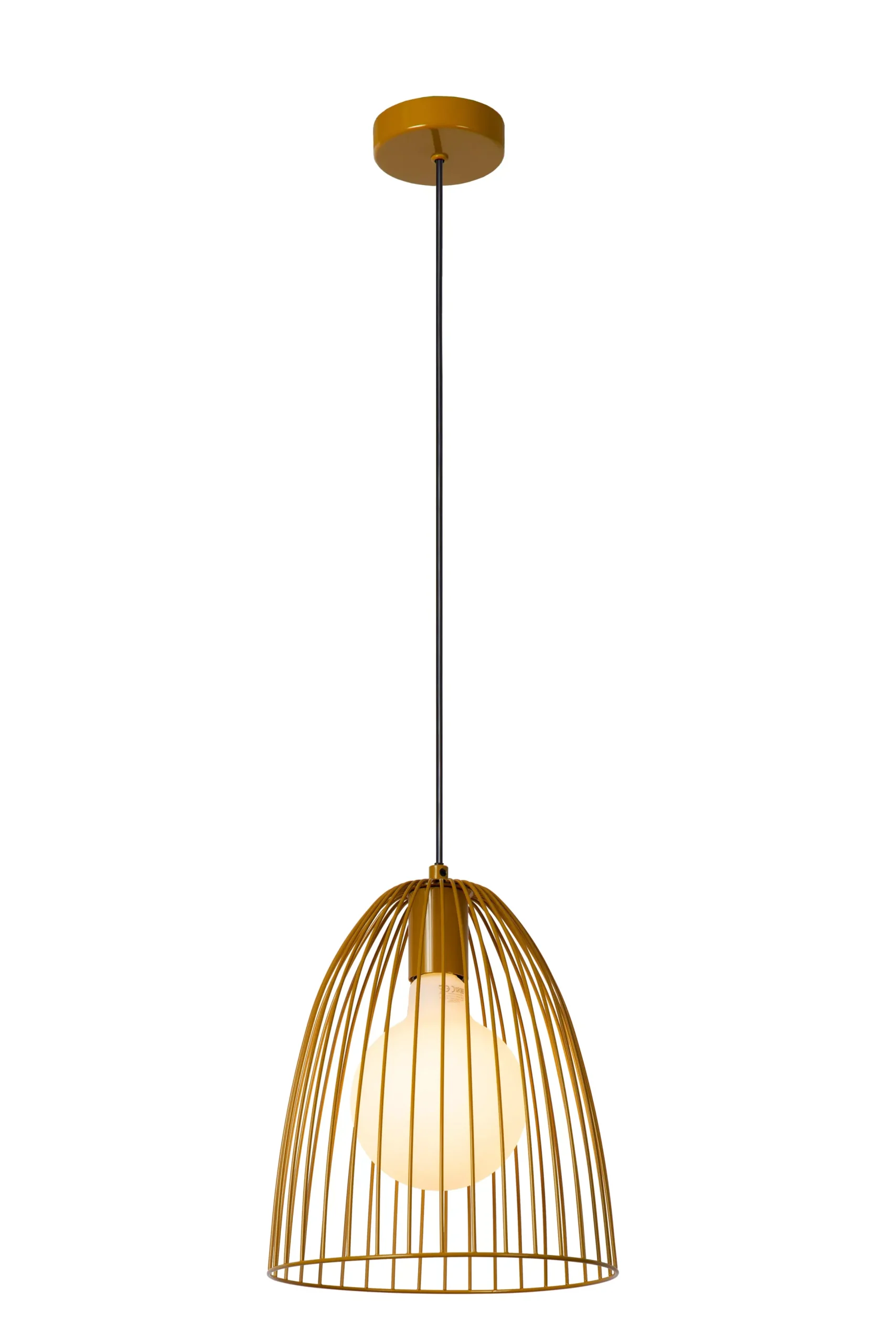 MACARONS - Hanglamp - Ø 24,5 cm - 1xE27 - Okergeel*Lucide Flash Sale