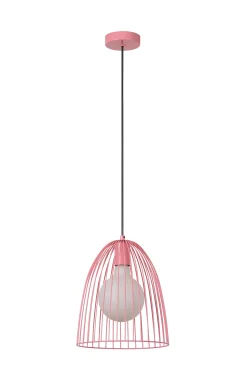 MACARONS - Hanglamp - Ø 24,5 cm - 1xE27 - Roze*Lucide Best Sale