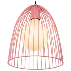 MACARONS - Hanglamp - Ø 24,5 cm - 1xE27 - Roze*Lucide Best Sale