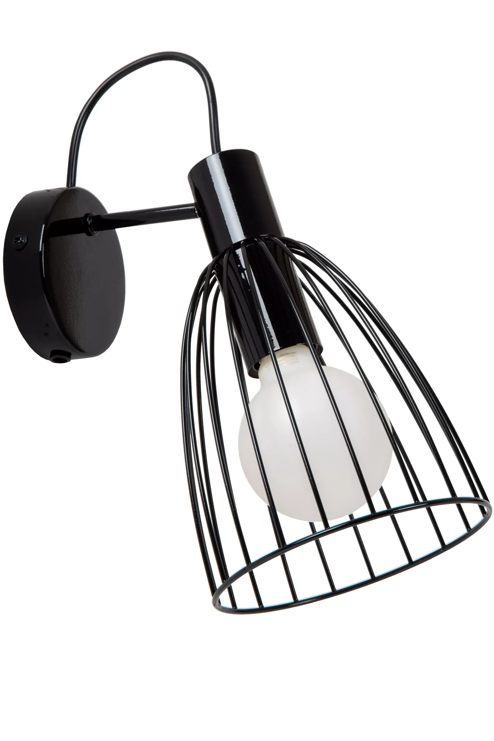 MACARONS - Wandlamp - 1xE27 - Zwart*Lucide Fashion