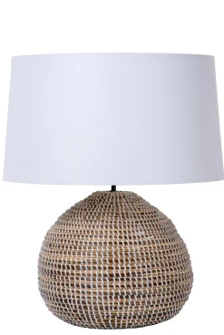 MADUKA - Tafellamp - Ø 45 cm - 1xE27 - Naturel*Lucide Best Sale