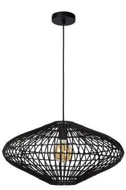 MAGALI - Hanglamp - Ø 56 cm - 1xE27 - Zwart*Lucide Flash Sale