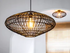 MAGALI - Hanglamp - Ø 56 cm - 1xE27 - Zwart*Lucide Flash Sale