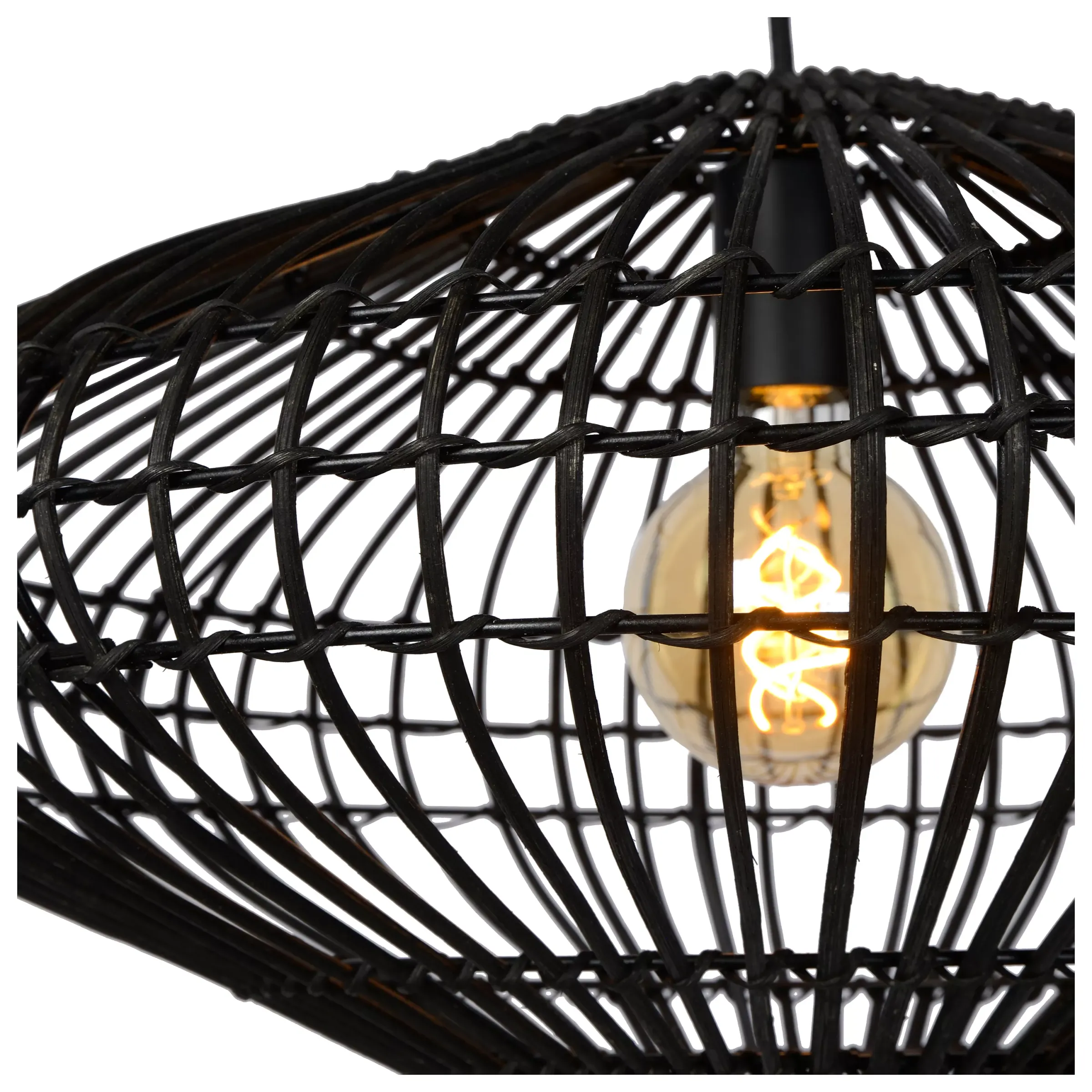 MAGALI - Hanglamp - Ø 56 cm - 1xE27 - Zwart*Lucide Flash Sale