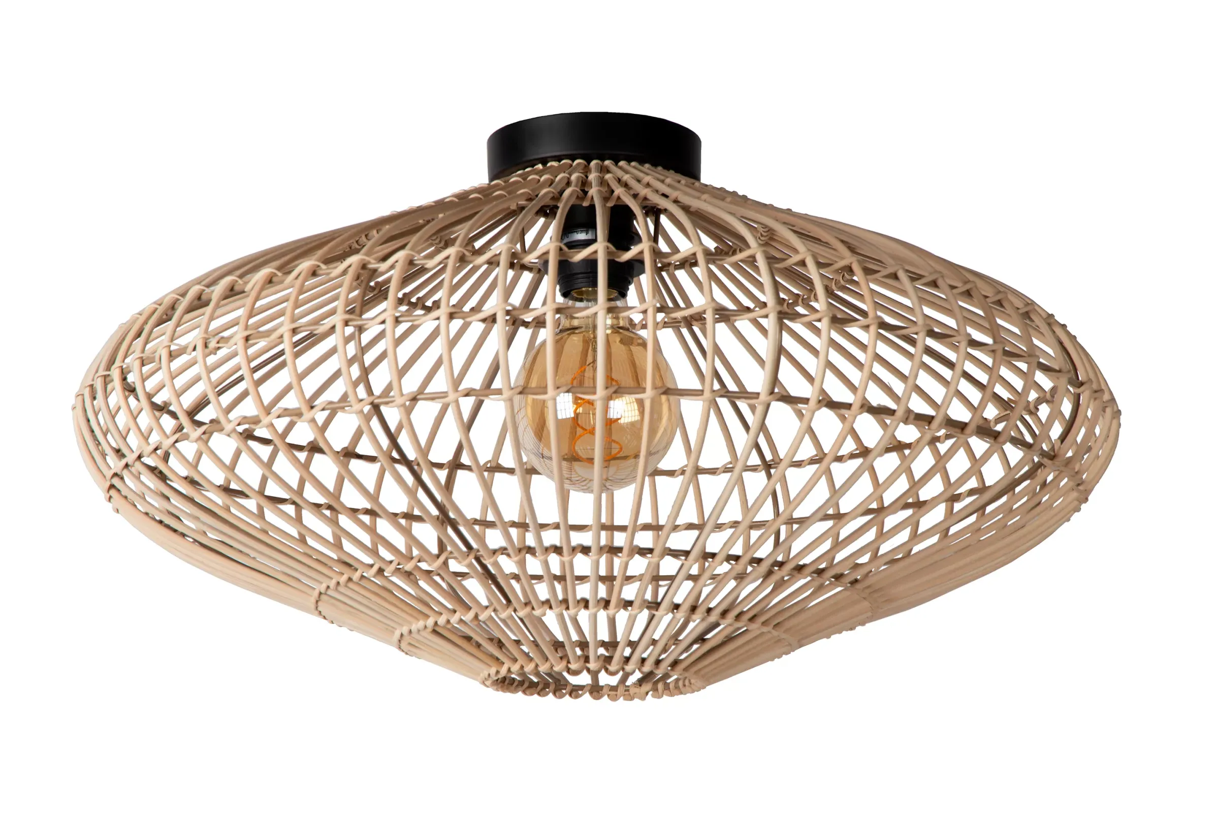 MAGALI - Plafonnière - Ø 56 cm - 1xE27 - Naturel*Lucide Best