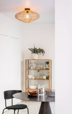 MAGALI - Plafonnière - Ø 56 cm - 1xE27 - Naturel*Lucide Best