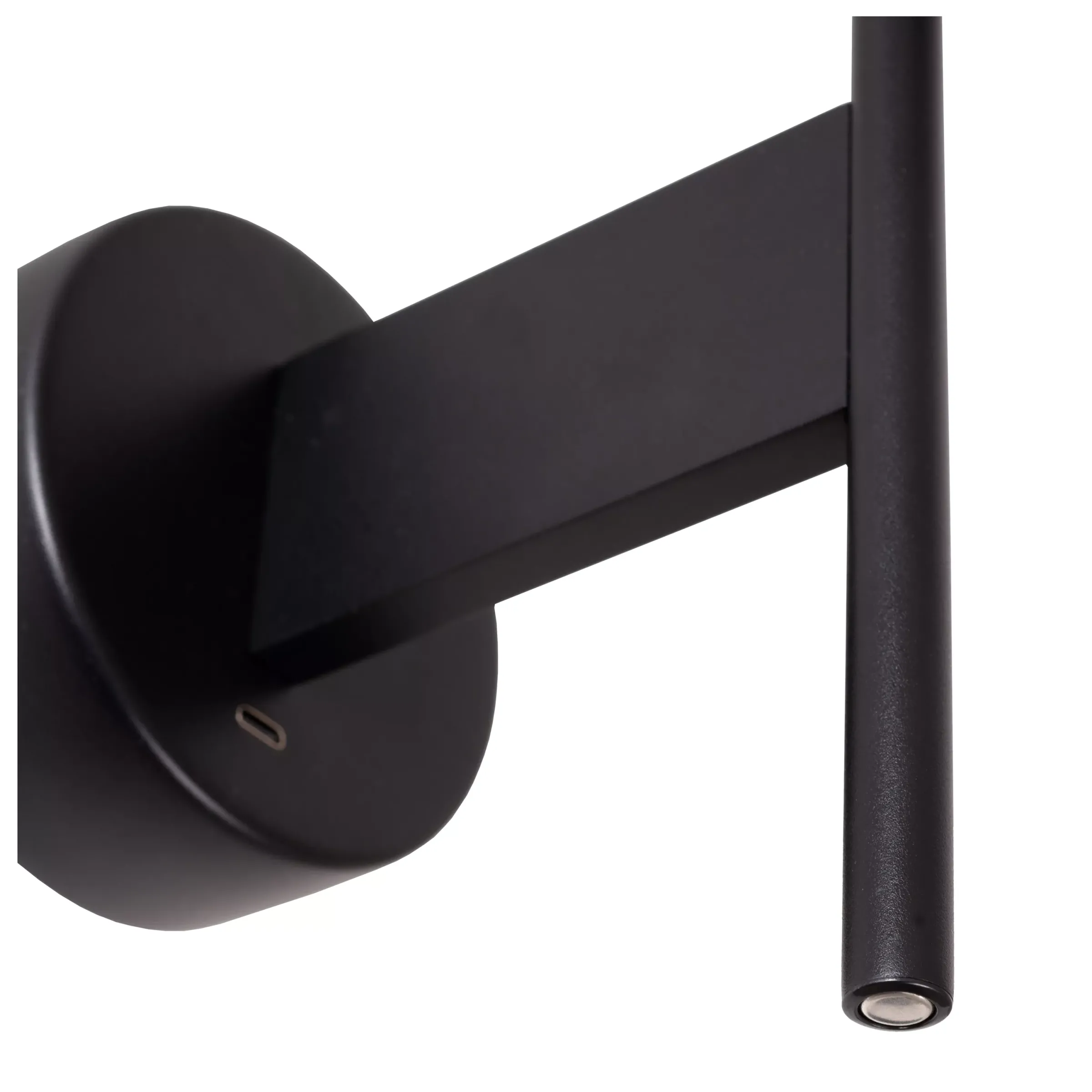 MAGIC - Wandlamp - 1xE27 - Met USB oplaadpunt - Zwart*Lucide Outlet
