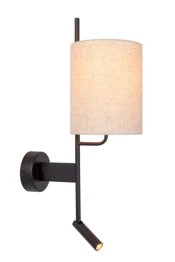 MAGIC - Wandlamp - 1xE27 - Met USB oplaadpunt - Zwart*Lucide Clearance