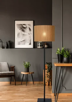 MAGIUS - Vloerlamp - Ø 42 cm - 1xE27 - Naturel*Lucide Online