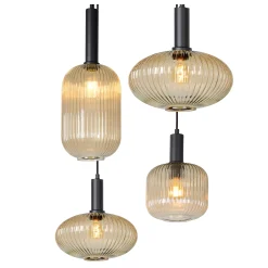 MALOTO - Hanglamp - 7xE27 - Amber*Lucide New