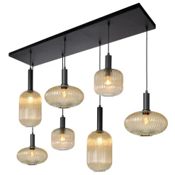 MALOTO - Hanglamp - 7xE27 - Amber*Lucide New