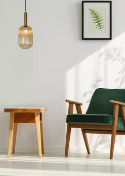 MALOTO - Hanglamp - Ø 20 cm - 1xE27 - Amber*Lucide Cheap