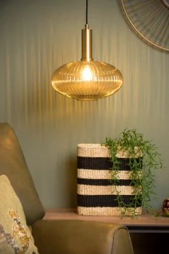MALOTO - Hanglamp - Ø 30 cm - 1xE27 - Amber*Lucide Best Sale