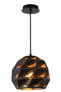 MALUNGA - Hanglamp - Ø 25 cm - 1xE27 - Zwart*Lucide Clearance