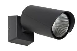 MANAL - Wandspot / Wandlamp Binnen/Buiten - LED - 1x13W 3000K - IP65 - Antraciet*Lucide Hot