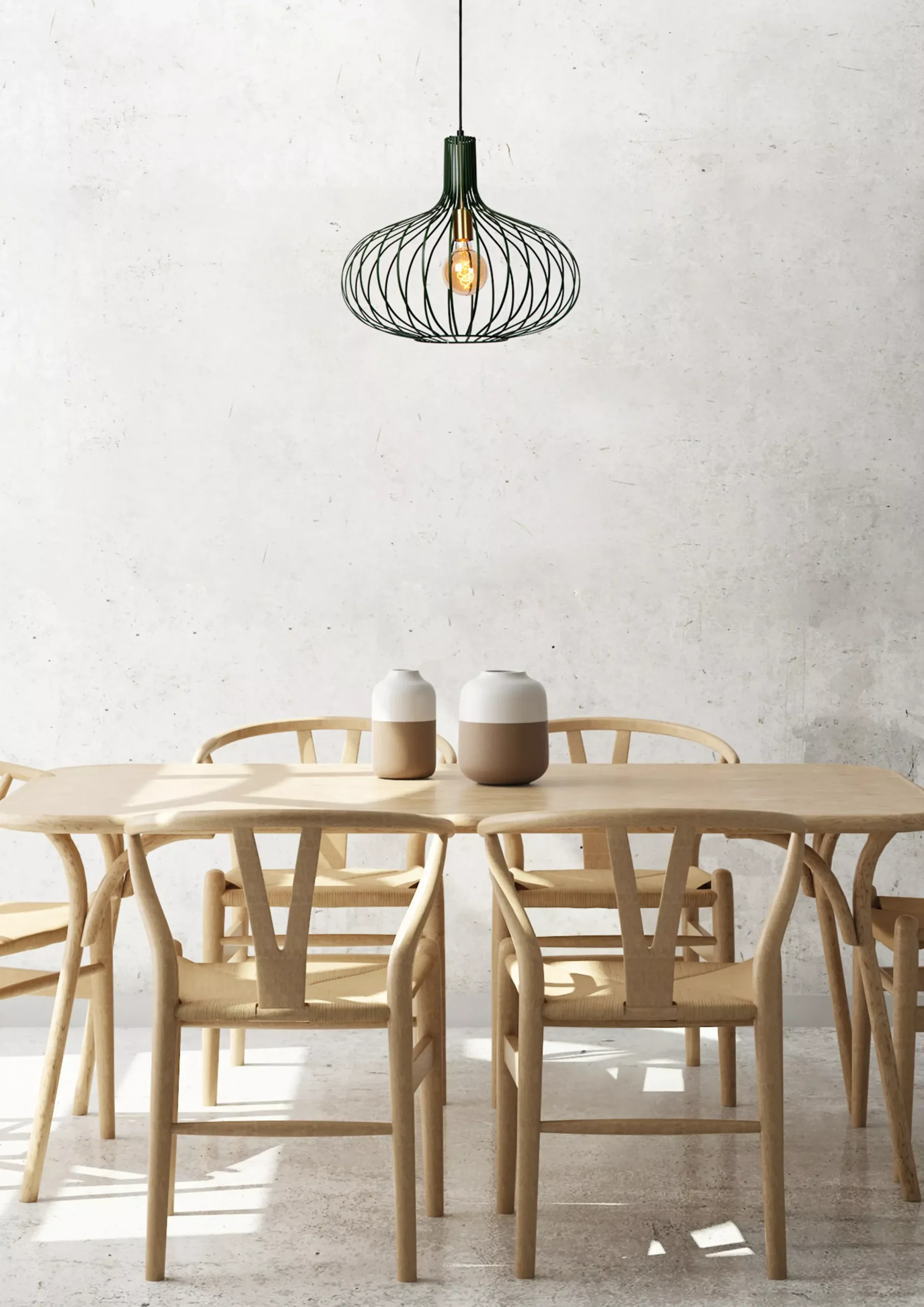 MANUELA - Hanglamp - Ø 50 cm - 1xE27 - Groen*Lucide Store