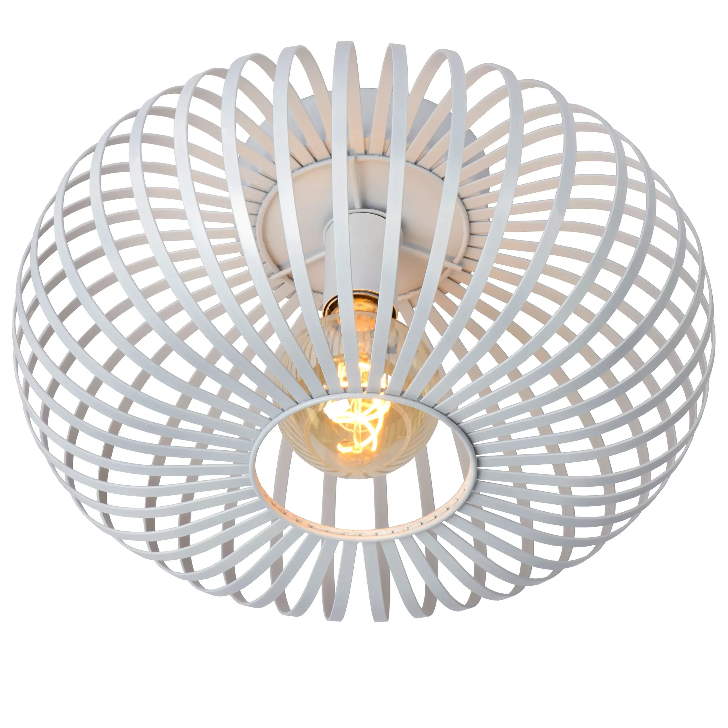 MANUELA - Plafonnière - Ø 39,5 cm - 1xE27 - Wit*Lucide Cheap