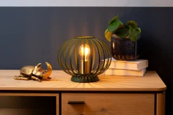 MANUELA - Tafellamp - Ø 25,5 cm - 1xE27 - Groen*Lucide Online
