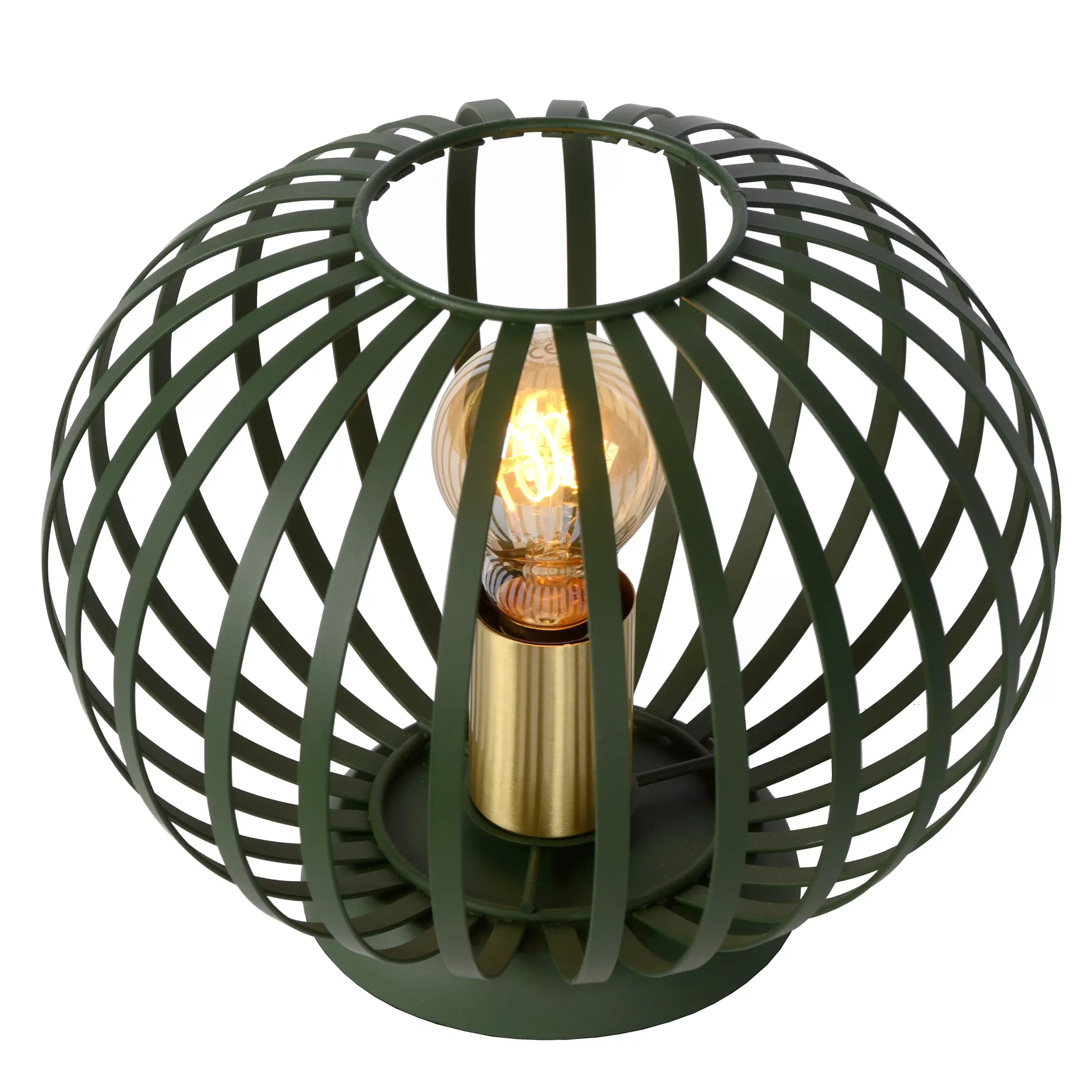 MANUELA - Tafellamp - Ø 25,5 cm - 1xE27 - Groen*Lucide Online