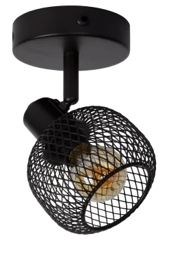 MAREN - Plafondspot - 1xE14 - Zwart*Lucide New