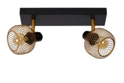 MAREN - Plafondspot - 2xE14 - Mat Goud / Messing*Lucide Hot