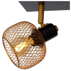 MAREN - Plafondspot - 2xE14 - Mat Goud / Messing*Lucide Hot