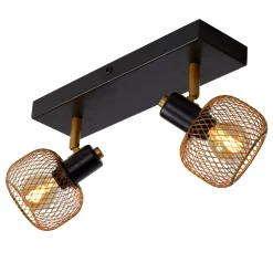MAREN - Plafondspot - 2xE14 - Mat Goud / Messing*Lucide Hot