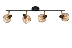MAREN - Plafondspot - 4xE14 - Mat Goud / Messing*Lucide Hot