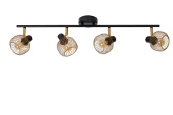 MAREN - Plafondspot - 4xE14 - Mat Goud / Messing*Lucide Hot